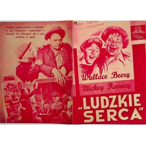 Ludzkie serca, Metro Goldwyn Mayer - ulotka kinowa [1938]