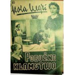 Pobożne kłamstwo - ulotka kinowa [1938][Pola Negri]