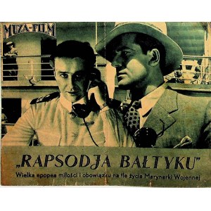 Rapsodia Bałtyku, Muza-Film - ulotka kinowa [1935]