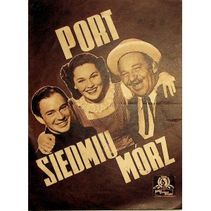 Port siedmiu mórz, Metro Goldwyn Mayer - ulotka kinowa [1938]