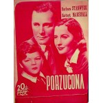 Porzucona, 20 th Century Fox - ulotka kinowa [ok. 1937]
