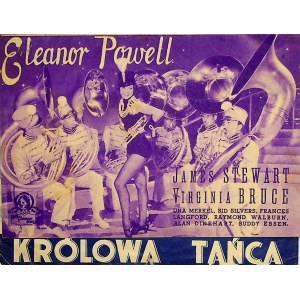 Królowa tańca, Metro Goldwyn Mayer - ulotka kinowa [1937]