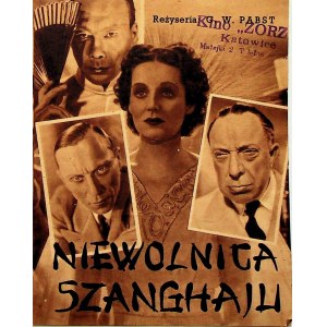 Niewolnica Szanghaju - ulotka kinowa [1938]