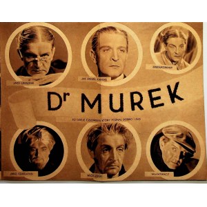 Dr Murek (na motywach powieści T. Dołęgi - Mostowicza) - ulotka kinowa [1939]