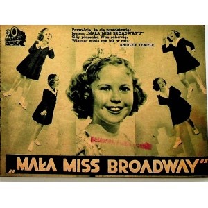 Mała miss Broadway, 20th Century Fox - ulotka kinowa [1938]