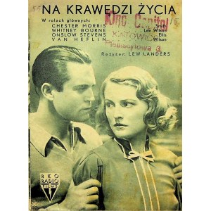 Na krawędzi życia - ulotka kinowa [1937]
