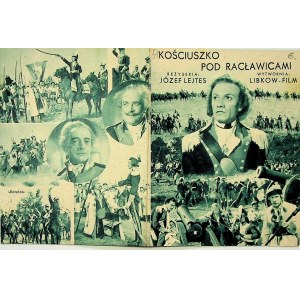 Kościuszko pod Racławicami - ulotka kinowa [1938]