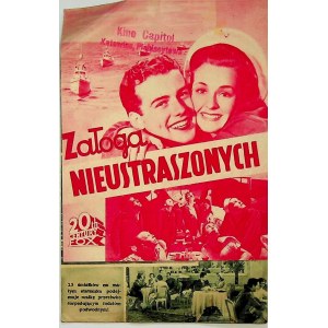 Załoga nieustraszonych, 20th Century Fox - ulotka kinowa [1938]