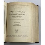 Mickiewicz Adam - Pan Tadeusz czyli ostatni zajazd na Litwie / Biblioteka Narodowa / Półskórek