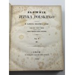 Linde Samuel Bogumił - Słownik języka polskiego Tom I-VI [komplet] [skórzane oprawy] [Wydanie drugie, poprawne i pomnożone]