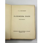 [obwoluta] Rheinhardt Emil Alphons - Eleonora Duse. Powieść biograficzna
