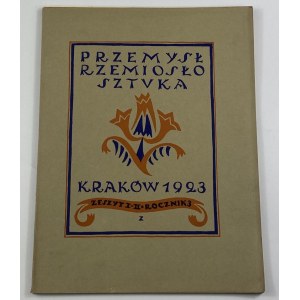 Przemysł Rzemiosło Sztuka zeszyt 1-2 Rocznik III [1923]