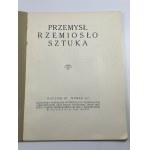 Przemysł Rzemiosło Sztuka zeszyt 1-2 Rocznik III [1923]