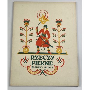 Rzeczy piękne Rocznik V nr 1 [1925]