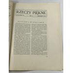 Rzeczy piękne Rocznik VI nr 9 [1927]