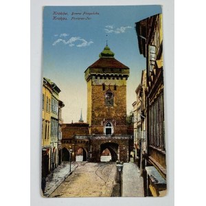 Kraków. Brama Floriańska / Krakau. Florianer-Tor. Początek XX wieku.