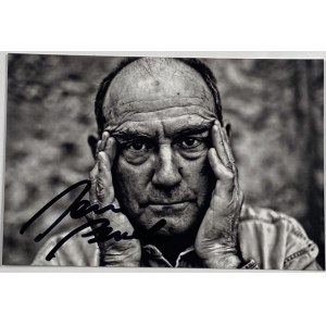 Fotografia portretowa z autografem Jana Peszka