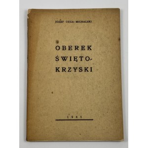 Ozga-Michalski Józef - Oberek świętokrzyski 1945. Sygnowana wkładka drzeworytowa Kazimierza Wiszniewskiego
