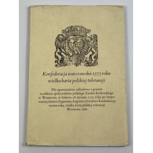 Konfederacja warszawska 1573 roku, wielka karta polskiej tolerancji