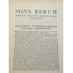 Silva Rerum 1925/4 [Wilno, Wyspiański]