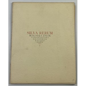 Silva Rerum 1925/5 [Mickiewicz]