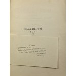 Tytuł i treść Silva Rerum 1928/IV