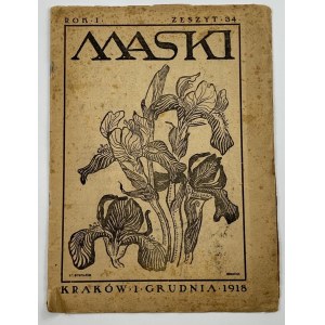 [Wyspiański] Maski: literatura, sztuka i satyra. Rok I. Zeszyt 34. Kraków 1 grudnia 1918