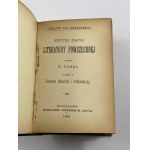 [Klocek] Łagowski Florjan, Historja literatury polskiej w zarysie/ Lange Antoni, Krótki zarys literatury powszechnej/Dobek Władysław, Historja literatury słoweńskiej [słowackiej] podług A. Pypina/Magiera Jan, Rozwój języka polskiego/Krasnowolski Antoni, P