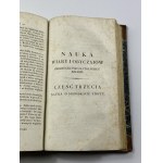 [Wilno 1823] Chodani Jan Kanty - Nauka chrześciiańskiey katolickiey religii we trzech częściach [Półskórek z epoki]