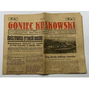 Goniec Krakowski Rok VI. nr. 278. 26/27 listopada 1944 [dymisja Premiera Mikołajczyka] [śmierć Wang Czing Wey`a]