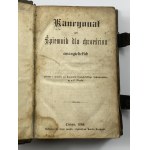 [Pieczątka introligatora] Kancjonał czyli Śpiewnik dla chrześcijan ewangelickich [1865] [Wisła]