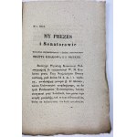 Rozporządzenie Senatu Wolnego Miasta Kraków [Wyciąg z Reskryptu Wysokiej Komissyi Nadzwyczajnej do reorganizacyi kraju]