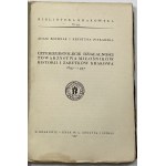 Bochniak Adam, Pieradzka Krystyna, Czterdziestolecie działalności Towarzystwa Miłośników Historii i Zabytków Krakowa: 1897-1937