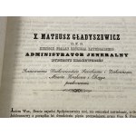 Gładyszewicz Mateusz ks., Ogłoszenie Wielkiego Jubileuszu w Mieście Krakowie i Okręgu 1851 r.