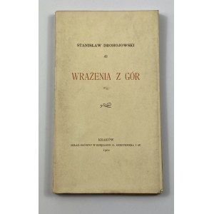 Drohojowski Stanisław, Wrażenia z gór [Sonety]