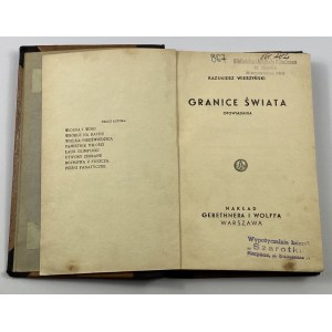 Wierzyński Kazimierz, Granice świata: opowiadania