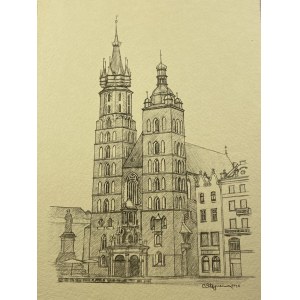 Stępień Czesław, Klejnoty Krakowa, tabl. 4 Kościół Mariacki