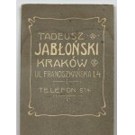 [Kraków] Zakład Fotograficzny Tadeusz Jabłoński Kraków ul. Franciszkańska L4 Telefon 614