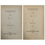 ASNYK - POEZYE LWÓW 1881