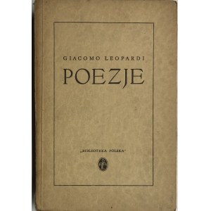 LEOPARDI - POEZJE