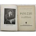 LEOPARDI - POEZJE