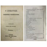 BRODZIŃSKI - O LITERATURZE, ŻYCIORYSY 1856 r.
