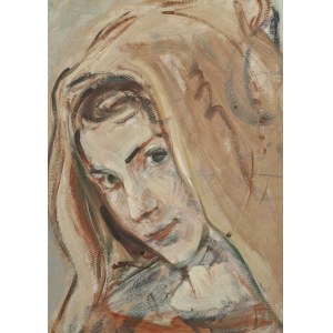 Wlastimil Hofman (1881-1970), Kobieta w chuście