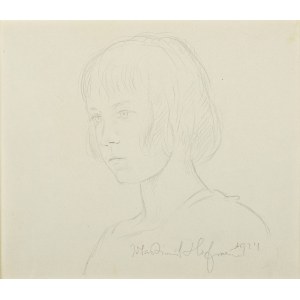 Wlastimil Hofman (1881-1970), Portret młodego chłopca (1924)