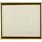 Wlastimil Hofman (1881-1970), Portret młodego chłopca (1924)