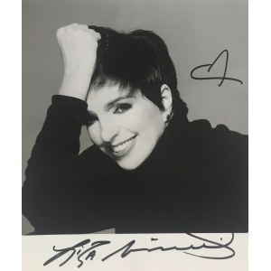 Zdjęcie Lizy Minnelli z autografem aktorki