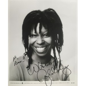 Zdjęcie Whoopi Golberg z autografem aktorki