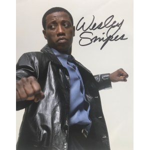 Zdjęcie Wesley Snipes'a z autografem aktora