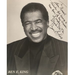 Zdjęcie Bena E. Kinga z autografem muzyka