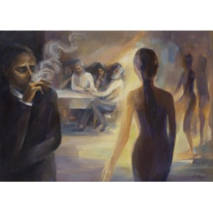 Urszula Figiel, Dym z papierosa, 2020